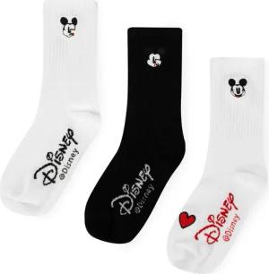 Mickey&Friends 2er-Set hohe Kindersocken ACCCS-SS24-338DSTC Schwarz