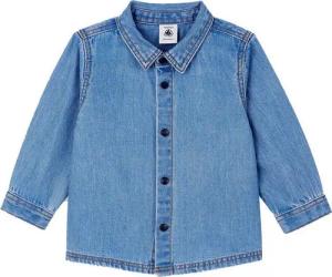 Petit Bateau Jeanshemd Petit Bateau leichtes Baby Jeanshemd