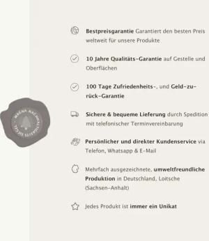MAGNA Atelier Beistelltisch Monte Marmor Beistelltisch, Hergestellt in Deutschland