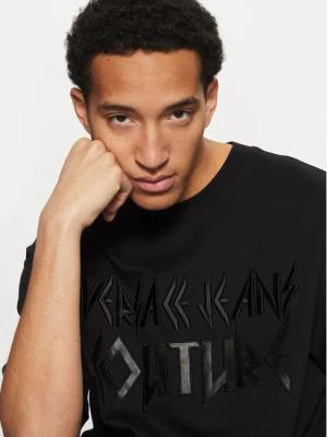 Versace Jeans Couture T-Shirt 78GAHE02 Schwarz Regular Fit
