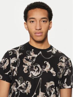 Versace Jeans Couture T-Shirt 78GAH6S0 Schwarz Slim Fit