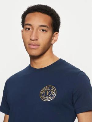 Versace Jeans Couture T-Shirt 78GAHT00 Blau Regular Fit