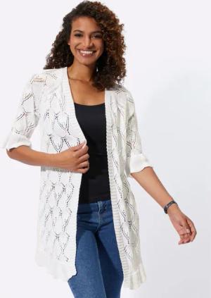 Ajourstrickjacke