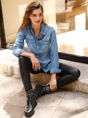 Jeansbluse