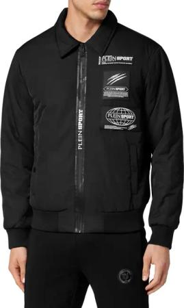 Plein Sport - Bomberjacke Global Express Edition - Größe XL - schwarz