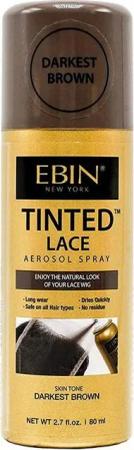 EBIN New York Haarspray Ebin New York TINTEDLACE SPRAY -DARKEST BROWN 80ml