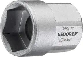 Gedore 19 SK 17 Steckschlüsseleinsatz 1/2", kurz, 17 mm