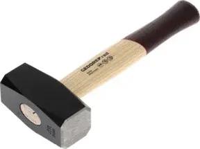 Gedore red Fäustel mit Holzgriff, 2000 g Kopfgewicht, Hammer mit Eschenstiel, Werkzeug, geschmiedet, Ringkeil, R92200065