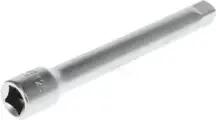 Gedore red Steckschlüsselverlängerung, 3/8'' 10 mm 4-kant Antrieb, 125 mm lang, Adapter, Werkzeug, R55100024, Stahl verchromt