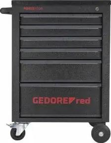 Gedore Red Werkzeugwagen MECHANIC R69003000 mit 6 Schubladen R20152006 + Sortiment R21010002 166-teilig
