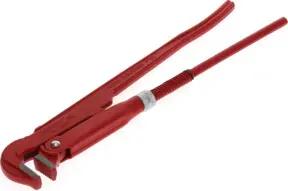 Gedore red 90° abgewinkelte Rohrzange, Spannweite 55 mm/1 1/2 Zoll, schwedisch, massiv, Zahnung versetzt, R27100015