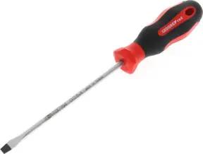 Gedore red Schraubendreher Schlitz, Schraubenzieher, 2-Komponenten-Griff, Länge 170 mm, Werkzeug, R38100419, Stahl