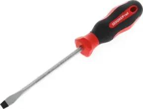 Gedore red Schraubendreher Schlitz, Schraubenzieher, 2-Komponenten-Griff, Länge 272 mm, Werkzeug, R38100829, Stahl