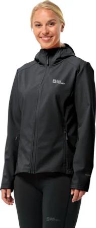 Jack Wolfskin Bornberg Hoody Women Softshelljacke Damen XS black black