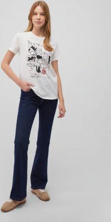 Mavi T-Shirt "CAT WOOL T-SHIRT", Print T-Shirt