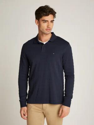 Tommy Hilfiger Langarm-Poloshirt "MERC JACQUARD STRIPE LS REG POLO"