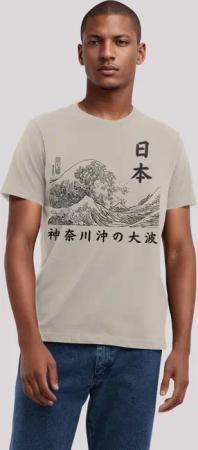 F4NT4STIC T-Shirt "Kanagawa Welle Golden Gai", Premium Qualität