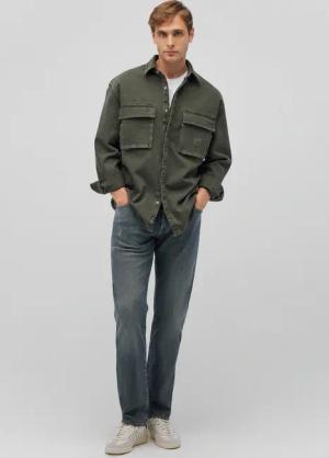 Mavi Langarmshirt "TWO POCKET SHIRT", Overshirt aus Denim