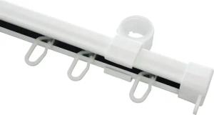 GARDINIA U-Schiene, 1 läufig-läufig, Fixmaß, 1-läufig