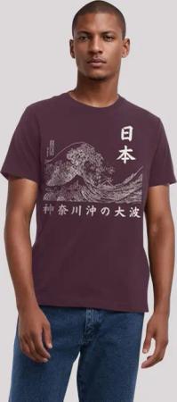 F4NT4STIC T-Shirt "Kanagawa Welle Golden Gai", Premium Qualität