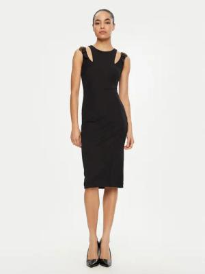 Versace Jeans Couture Coctailkleid 78HAO913 Schwarz Slim Fit