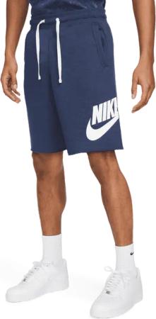 Nike Club Alumni Herren Kurze Hosen - Blau - Größe M - Baumwoll-Jersey