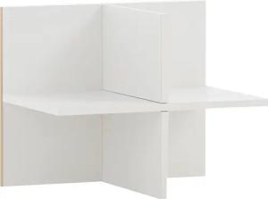 Schildmeyer Büroserie 400 - Regalkreuz, modern, weiß