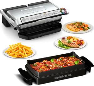 Tefal Kontaktgrill "GC724D OptiGrill+ XL", 2000 W, Backschale, 9 voreingestellte Programme, 4 Temperaturlevel