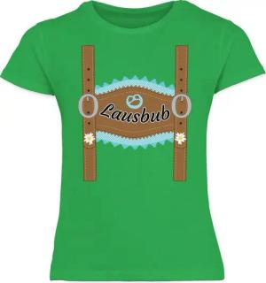 Shirtracer T-Shirt Lausbub Lederhose Mode für Oktoberfest Kinder Outfit