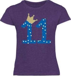Shirtracer T-Shirt Elf Krone Junge Elfter 11. Geburtstag