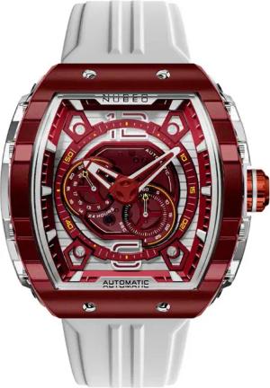 Nubeo NB-6087-02 Herrenuhr Magellan 24h Automatik 49mm 5ATM