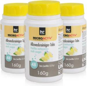 Höfer Chemie GmbH 3x 160 g Microactiv® Allzweckreiniger Tabs Grundreiniger