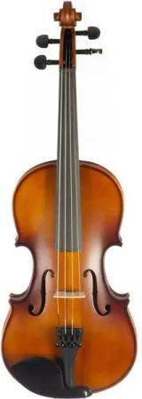 FAME Violine, FVN-110 Violine 4/4 Massiver Ahornkorpus Fichtendecke Ebenholzgriffbrett Carbon-Saitenhalter Inklusive Brasilholz-Bogen, Violinen / Geigen, Akustische Violinen, FVN-110 Violine, Massiver Ahornkorpus, Carbon-Saitenhalter