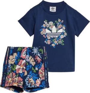 Adidas Originals X Liberty London Shorts And Tee Baby Trainingsanzüge - Blau - Größe 93 - 98 CM - Baumwoll-Jersey