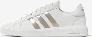 Sneaker Damen Adidas - Court Base weiss/silber