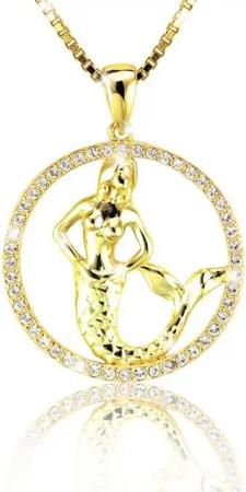 PAVELS Kette mit Anhänger Shine Jungfrau, Elegante Sternzeichenkette für die Jungfrau
