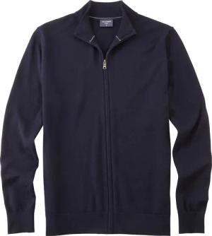 OLYMP Casual Strick Strickjacke Herren, Blau, , L