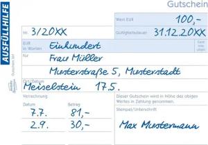 Avery Zweckform Formularblock Formularbuch Gutschein A6 quer fälschungssicher 2x50 Blatt mit Ausfül.