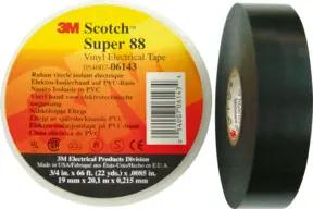 3M Deutschland PVC Elektro-Isolierband 19mm x6m sw ScotchSuper88 19x6