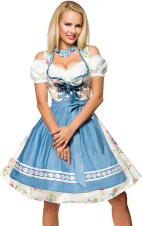Dirndline Dirndl Trachtenkleid Dirndl Oktoberfest Kleid Wiesn Wasn Festzelt Volksfest (2-tlg)
