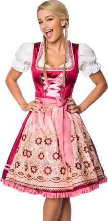 Dirndline Dirndl Oktoberfest Tracht Kleid Dirndl Wasn Wiesn Outfit Volksfest Frauen (2-tlg)