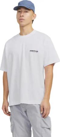 Jack & Jones Herren Rundhals T-Shirt JCOUNION BACK PRINT - Relaxed Fit