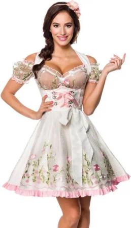 Dirndline Dirndl Wiesn Tracht Dirndl Kleid Oktoberfest Wasn Volksfest Trachtenmode (3-tlg)