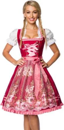 Dirndline Dirndl Oktoberfest Kleid Dirndl Tracht Wiesn Wasn Volksfest Trachtenmode (2-tlg)