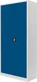 STIER Universalschrank mit 4 Fachböden 1950x920x420mm enzianblau verschweißt