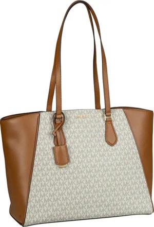 Michael Kors Taryn Large MF TZ MK SIG in Beige (20.4 Liter), Shopper