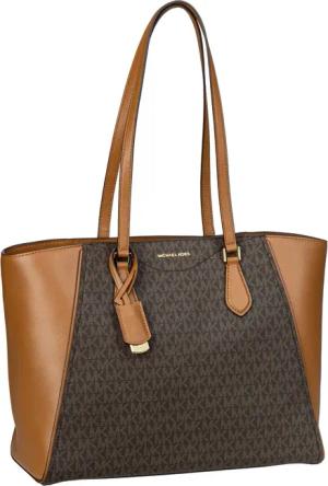 Michael Kors Taryn Large MF TZ MK SIG  in Braun (20.4 Liter), Shopper
