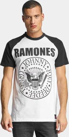 Merchcode Ramones Circle Raglan Tee
