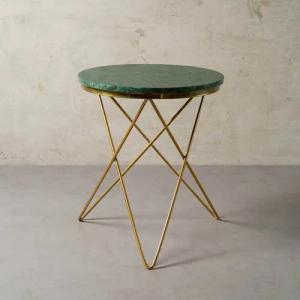 MAGNA Atelier Beistelltisch Paris Marmor Beistelltisch, Einzigartige Natursteinplatte