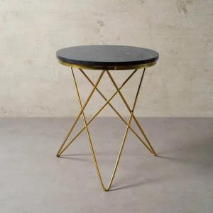 MAGNA Atelier Beistelltisch Paris Marmor Beistelltisch, Einzigartige Natursteinplatte